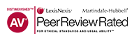 AV Distinguished | LexisNexis | Martindale-Hubbell | Peer Review Rated | For Ethical Standard And Legal Ability